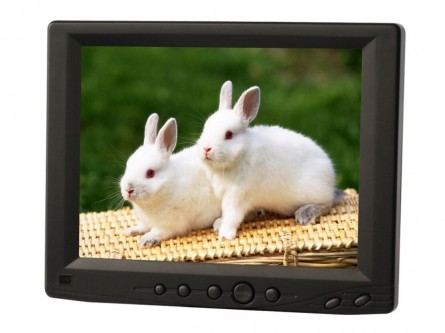 8 Inch LED Monitor,LILLIPUT 809GL-80NP/C With VGA Connect With Computer,1 Audio, 2 Video Input,Multi-language OSD