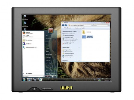 LILLIPUT UM-82/C 8 Inch Touchscreen USB Monitor,140°/ 120°(H/V)Contrast:500:1,Resolution:800×600,Build-in 2 Speakes