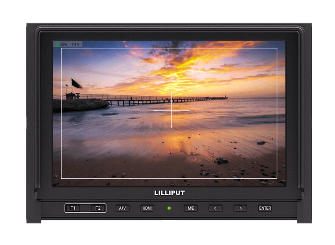 Lilliput 339 7 Inch IPS LED Full HD Monitor For DSLR,1280×800,800:1,HDMI AV Input,Build-in Speaker,Camera Auxiliary Functions
