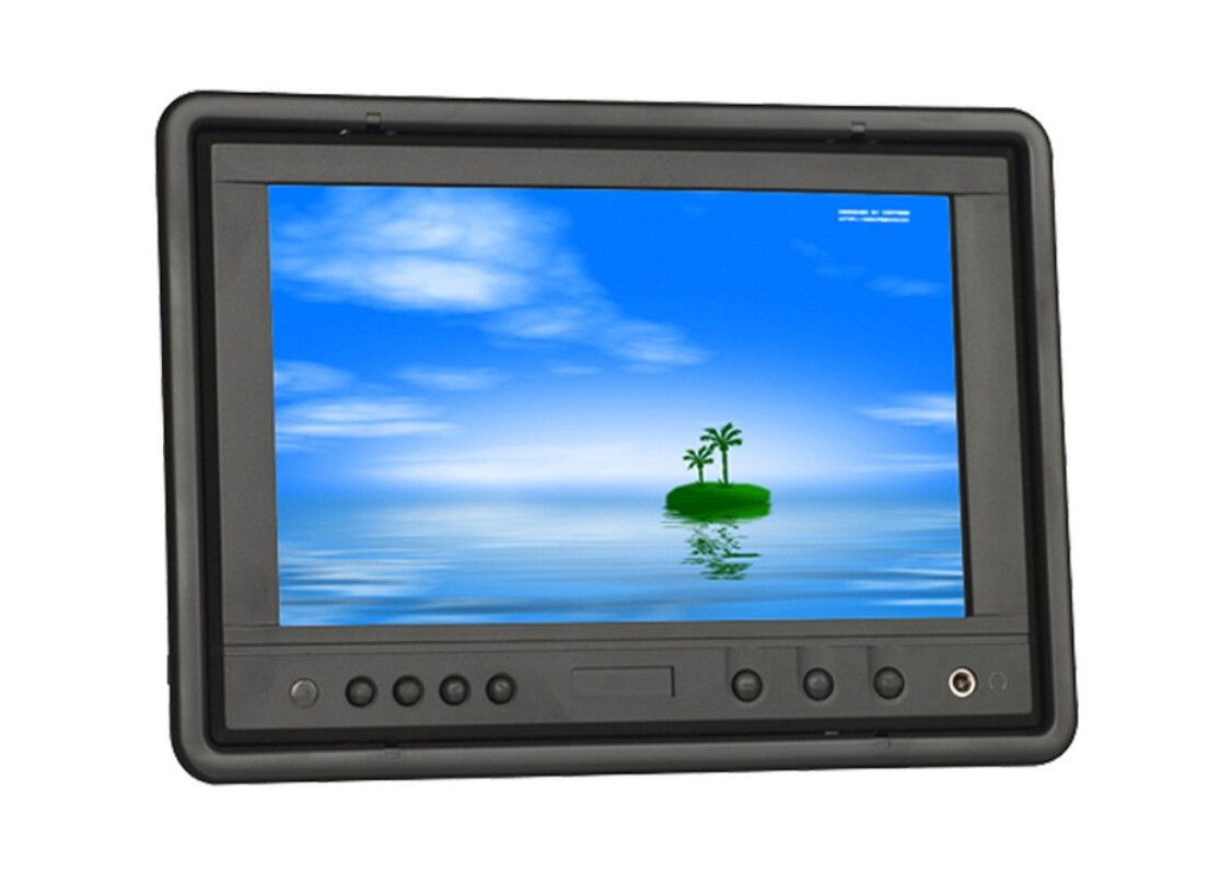 LILLIPUT HR702-NP/C/T 7 Inch LED Headrest Touch Screen Monitor,With VGA Connect With Computer,1 Audio, 2 Video Input,Built-in Speaker