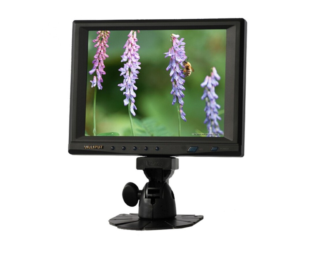 8 Inch Touchscreen LED Monitor,LILLIPUT 859GL-80NP/C/T With VGA Port for PC,Multi-Language OSD,Remote Control,Build-in Speaker