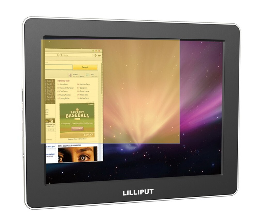 Lilliput 9.7" UM-900/C/T IPS USB Touchscreen Monitor Support iPhone 4S,Fits Windows 2000, Windows Xp,Windows Vista,Windows 7, Windows 8,Max Os X