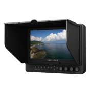 Lilliput 665/P 7" Monitor  with Advanced Functions for Full HD Camera,With HDMI Input+Hot Shoe Mount +HDMI Cable+ 2 PC Battery Plate