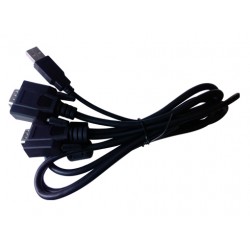 VGA Cable With Touch For Lilliput Monitor 669GL-70,869GL-80,FA1011-NP,629GL-70NP,EBY701-NP/C/T,809GL-80NP,FA801-NP,859GL-80NP,889GL-80NP,FA1046-NP