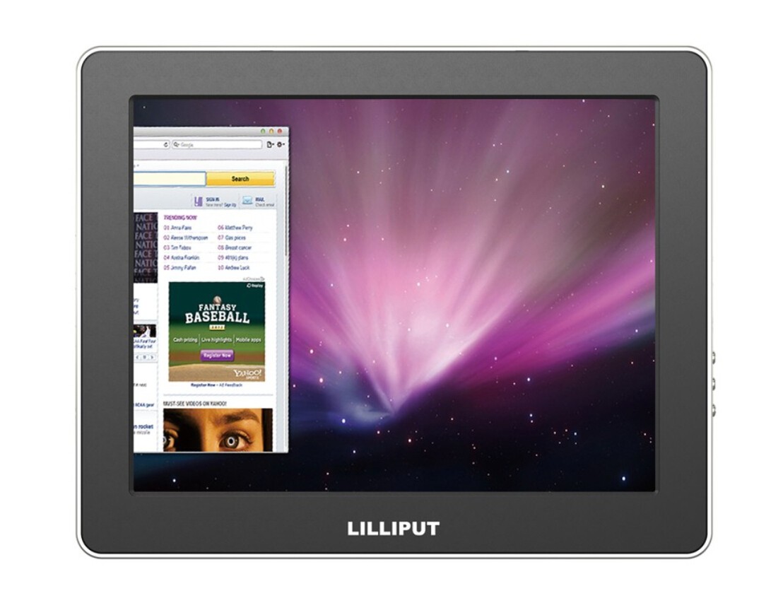 Professionale Lilliput 9.7'' UM-900 a colori TFT LCD USB con il mini HDMI, mini USB, ingresso USB, display più adatto per VCD, DVD e sistema GPS per automobili e navi