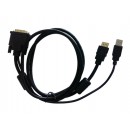 HDMI Collegare il cavo DVI con il tocco per serie 669GL-70, serie 869GL-80