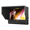 Lilliput 663/P2 Monitor, 7 pollici 16: 9 con struttura in metallo LED Monitor Con HDMI, YPbPr (via BNC), Video Composito e pieghevole Sun Hood. Ottimizzato per DSLR