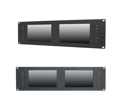 LILLIPUT RM-7028S Dual 7" 3RU Rack Monitors With Dual 7" IPS Screens, Viewing SD, HD and 3G-SDI Video on 3RU Rack Monitor