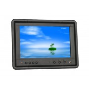 LILLIPUT HR702-NP/C/T 7-Zoll-LED-Screen-Monitor Kopfstütze, mit VGA-Verbindung mit Computer, 1 Audio, 2 Video-Eingang, Eingebauter Lautsprecher