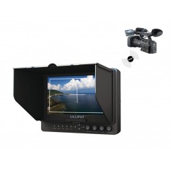 Lilliput 7 Inch 665/S  Field Monitor 3G-SDI HDMI IN&OUT Peaking/Exposure/Histogram,High resolution: 1024×600