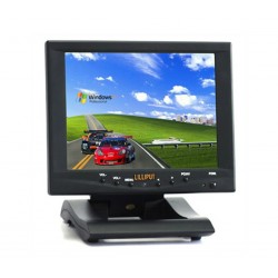 8-Zoll-Touchscreen LED-Monitor, LILLIPUT FA801-NP/C/T mit VGA-Anschluss für PC, 1 Audio & 2 Video-Eingang, Fernbedienung, Aufbau-Lautsprecher 