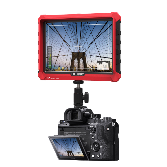 Moniteur De Champ Caméra LILLIPUT HT7S - Écran 7" 2000 Nits Tactile - 4K HDMI/3G-SDI - Pour Tournage Extérieur
