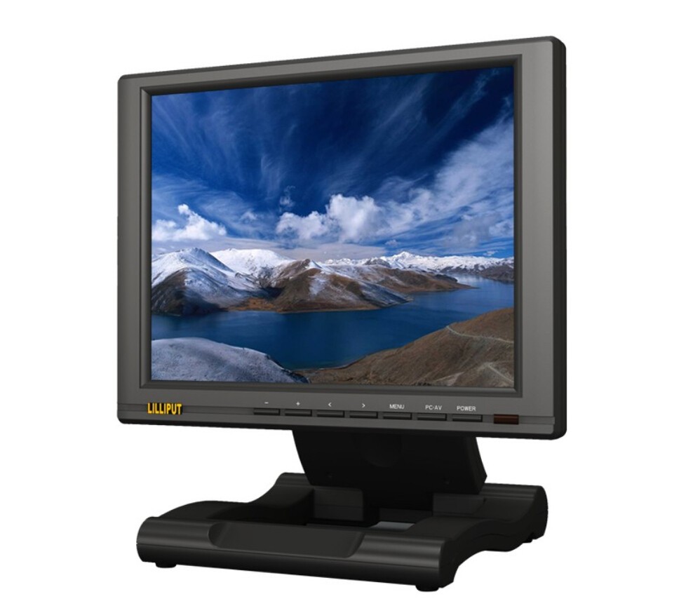 10,4 pouces LED moniteur VGA, AV1, AV2, YPbPr, S-vidéo, VGA, HDMI, DVI Entrée LILLIPUT FA1046-NP/C/T, multi-langue OSD, Touchscreen Monitor