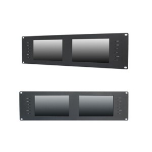 LILLIPUT RM-7028S Dual 7" 3RU Rack Monitors With Dual 7" IPS Screens, Viewing SD, HD and 3G-SDI Video on 3RU Rack Monitor
