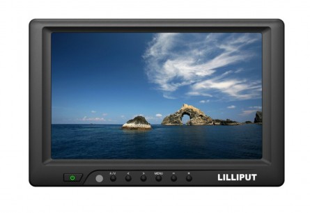 Lilliput 669GL-70NP/C/T, de 7 "monitor de la pantalla táctil de alto brillo con HDMI, DVI, VGA conmutación Entradas + Auto Y 4 hilos panel táctil