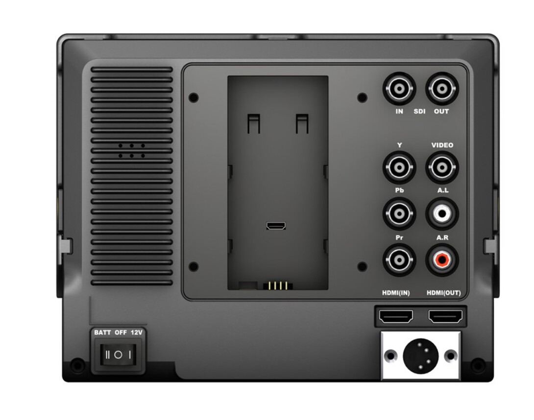 Lilliput 663/O HMDI salida 7" LED Monitor de 1280x800 IPS 800: 1 Contraste Con El Juego del caso + cubierta de la cortina plegable de Sun Para DV DSLR Cámara de Video