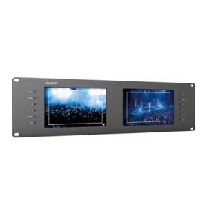 LILLIPUT RM-7028S Dual 7" Monitores rack 3RU Con Dual 7" IPS Pantallas, Viendo el SD, HD y 3G-SDI Video en 3RU Rack Monitor