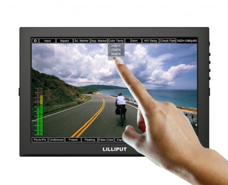 Lilliput TM-1018/S 10.1" do Monitor Camera  LED IPS Full HD HDMI Campo Touch Screen Com HDMI Entrada e Saída, Entrada VGA, entrada 3G-SDI e saída