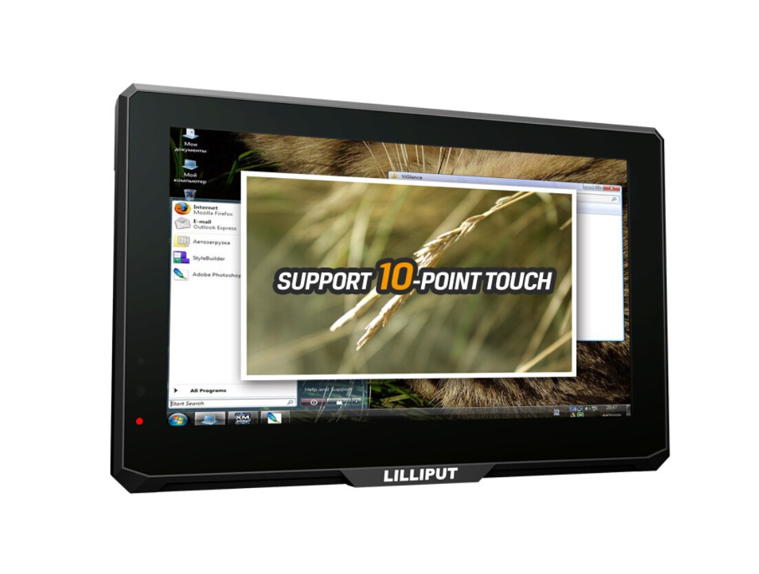 LILLIPUT 7" Screen 779-70NP/C/T Capacitive Multi-Touch Com brilho Lux Auto + Auto Switching