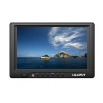 Lilliput 669GL-70NP/C/T, 7" Monitor de Alto Brilho tela de toque com HDMI, DVI e VGA + Auto comutação e 4 Touch Panel Fio