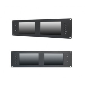 LILLIPUT RM-7028S dupla 7" Monitores 3RU rack com duplo 7" IPS Screens, Visualizando SD, HD e 3G-SDI Video on 3RU Rack Monitor