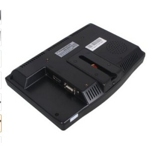 Lilliput 7" Monitor TFT LCD com tela de toque, com VGA, entrada HDMI, conectar com o computador, Lilliput 619AT, Alto-falante embutido, suporta até 1920 x 1080