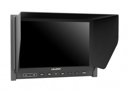 Lilliput 339 7 Inch IPS LED Full HD Monitor voor DSLR, 1280×800, 800: 1, HDMI AV-ingang, ingebouwde spreker, Camera assistent functies