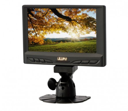 LILLIPUT 629GL-70NP/C/T 7 Inch Touchscreen VGA-Monitor, 1 Audio/2 video-ingang, 800 x 480, ingebouwde luidspreker