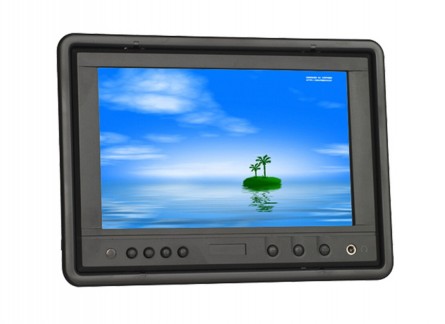 LILLIPUT HR702-NP/C/T 7 Inch LED hoofdsteun Touch Screen Monitor, met VGA verbinden met de Computer, 1 Audio, 2 Video Input, ingebouwde luidspreker