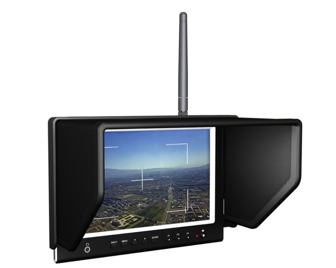 Lilliput 7" 664/W FPV slank Monitor voor 5,8 GHz luchtfoto vliegen draadloze Camera systeem hoge Resolution1280x800, 178° groothoek