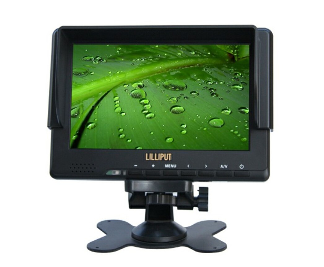 Lilliput 7 Inch 667GL-70NP/H/Y/S HDMI-Monitor met Ypbpr, 3G-SDI, HDMI, Component Video-ingangen