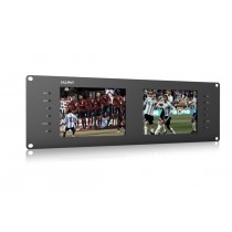 LILLIPUT RM-7028S Dual 7" 3RU Rack monitoren met Dual 7" IPS schermen, SD, HD en 3G-SDI bekijkt Video op 3RU rek controleren