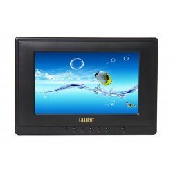 LILLIPUT 659GL-70NP/C/T 7-Inch Touchscreen display, HDMI, DVI, VGA, AV1/AV2 Input, 800 x 480, surport tot 1920x1080