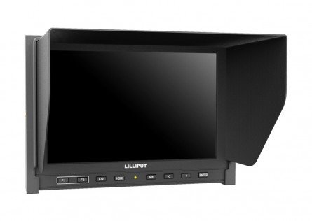  Lilliput 339 7 インチの IPS の LED のフル HD デジタル一眼レフ、1280年 × 800、800: 1 の監視、HDMI AV 入力、ビルドでスピーカー、カメラ補助機能