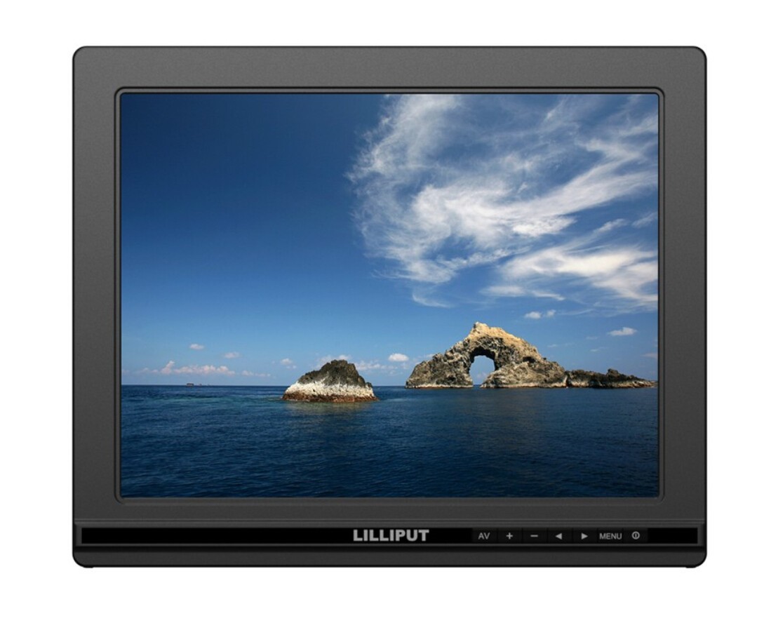 Lilliput FA1000-NP/C/T 9.7" 5 ワイヤー抵抗タッチ画面のモニターに HDMI、DVI、VGA & Av 入力