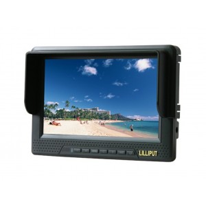内部バッテリ (HDMI、コンポーネント、コンポジット入力) 1080 P HD ビデオ カメラ デジタル一眼レフ用 Lilliput 668GL フィールド モニター